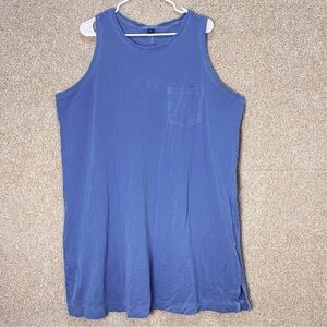 Imperfect Old Navy 3X lounge dress stretchy sleeveless cotton plus sized dress‎